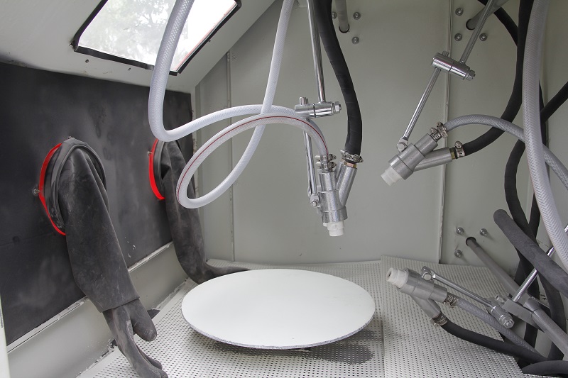 Gabinete de arenado automático con plataforma giratoria - COLO